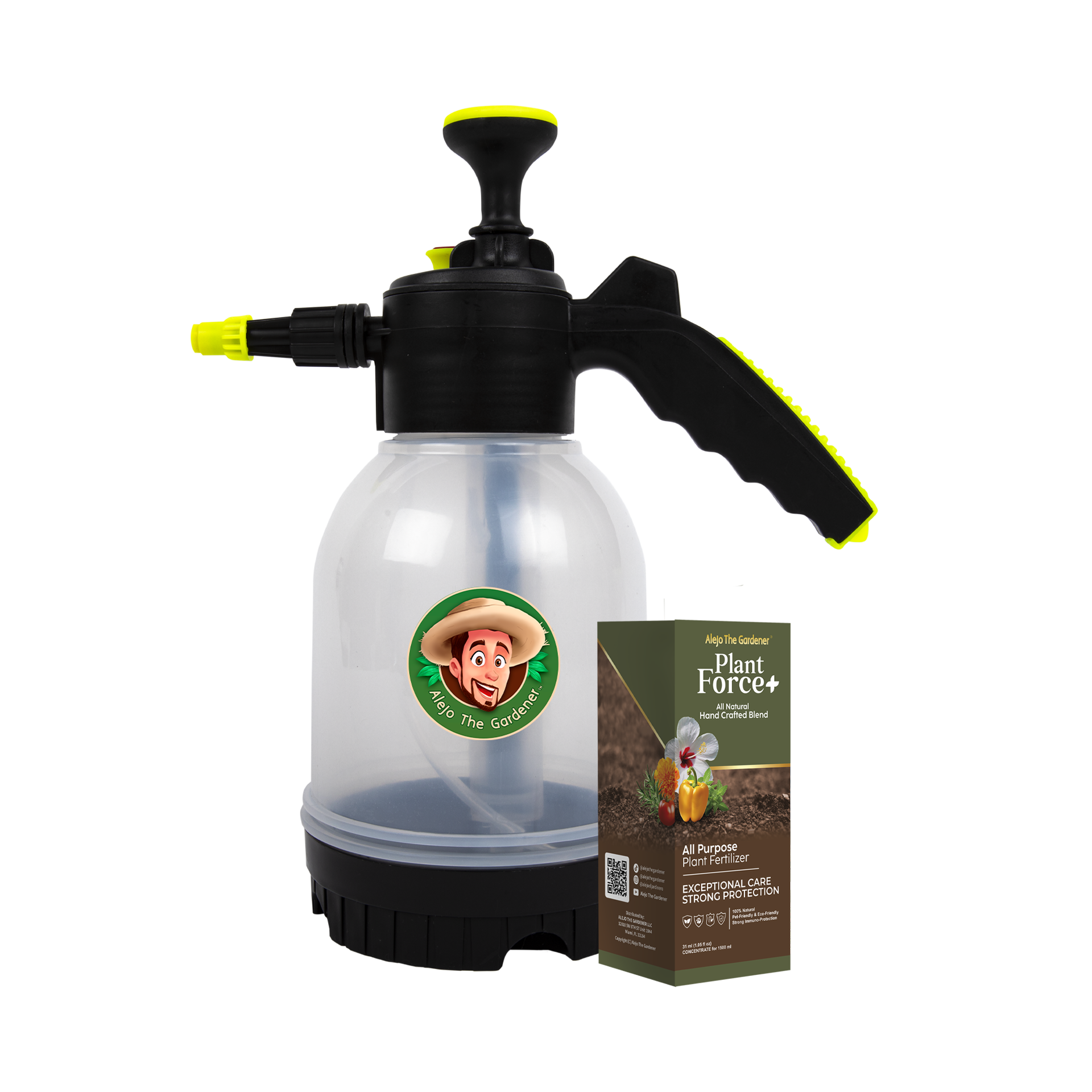 ¡Combo! Bomba + Concentrado 100% Natural Plant Force+ 1.5 Litros