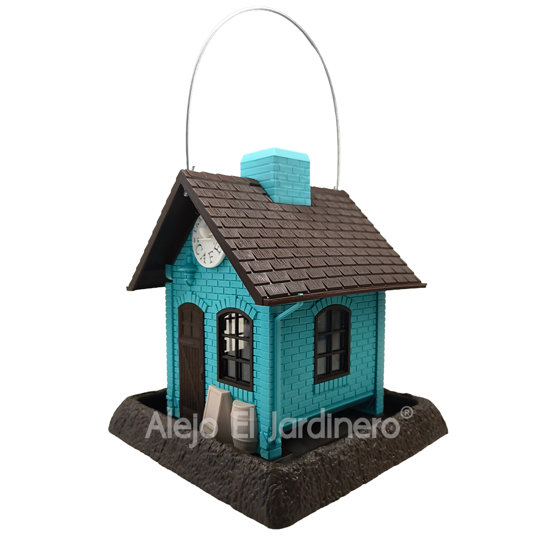 casa comedero para pájaros estilo café del amanecer