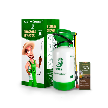 ¡Combo riego! Bomba grande + Plant Force+ 5L
