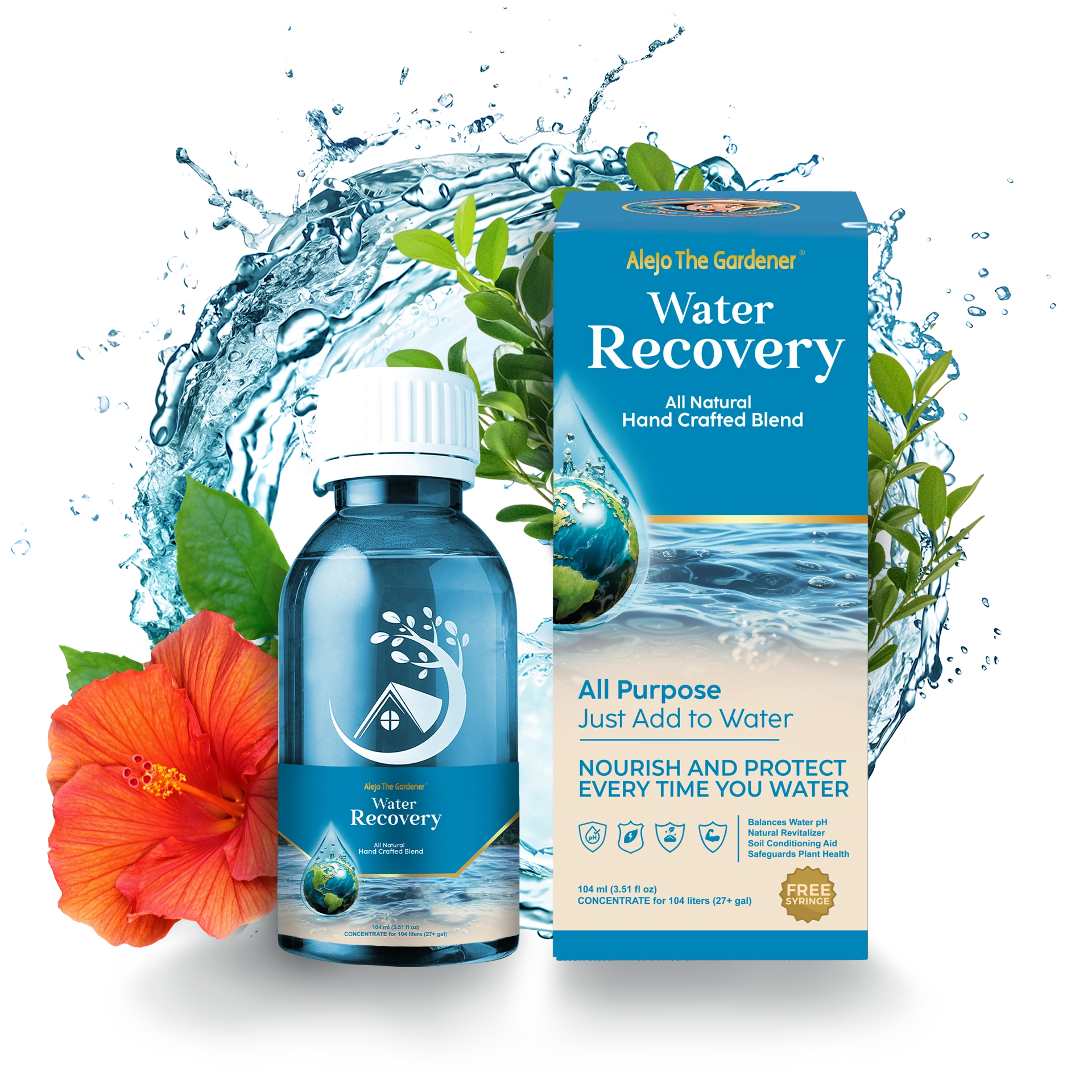 Water Recovery – mejora tu agua, transforma tu jardín | rinde 104 litros
