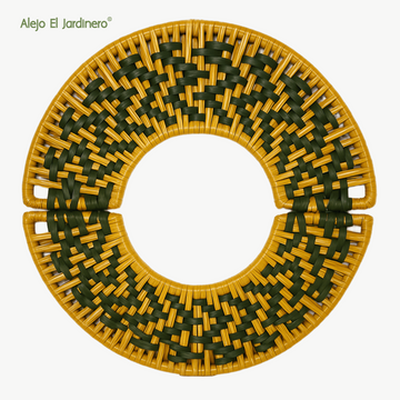 aro protector premium ocre y verde bosque