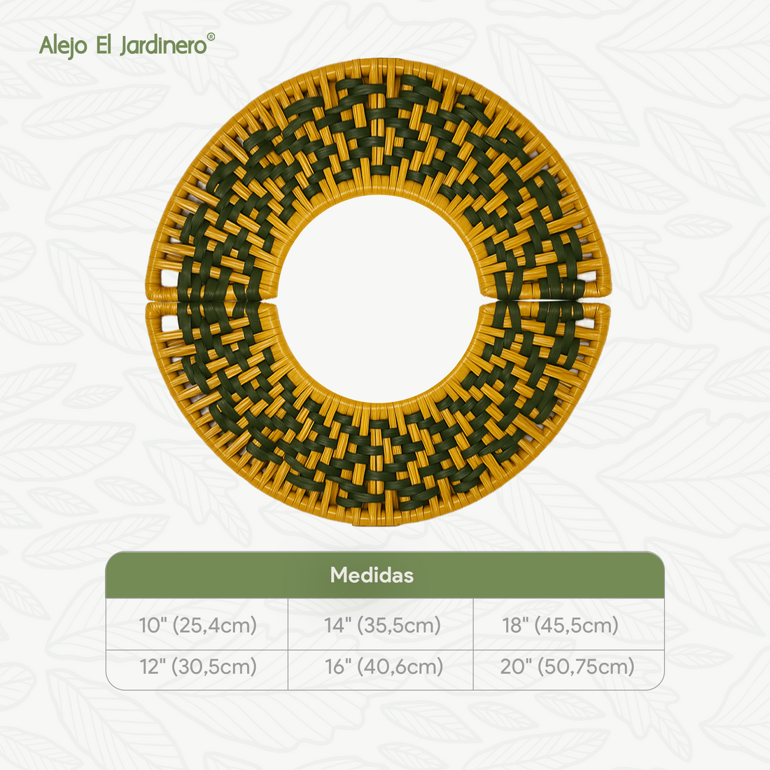 aro protector premium ocre y verde bosque