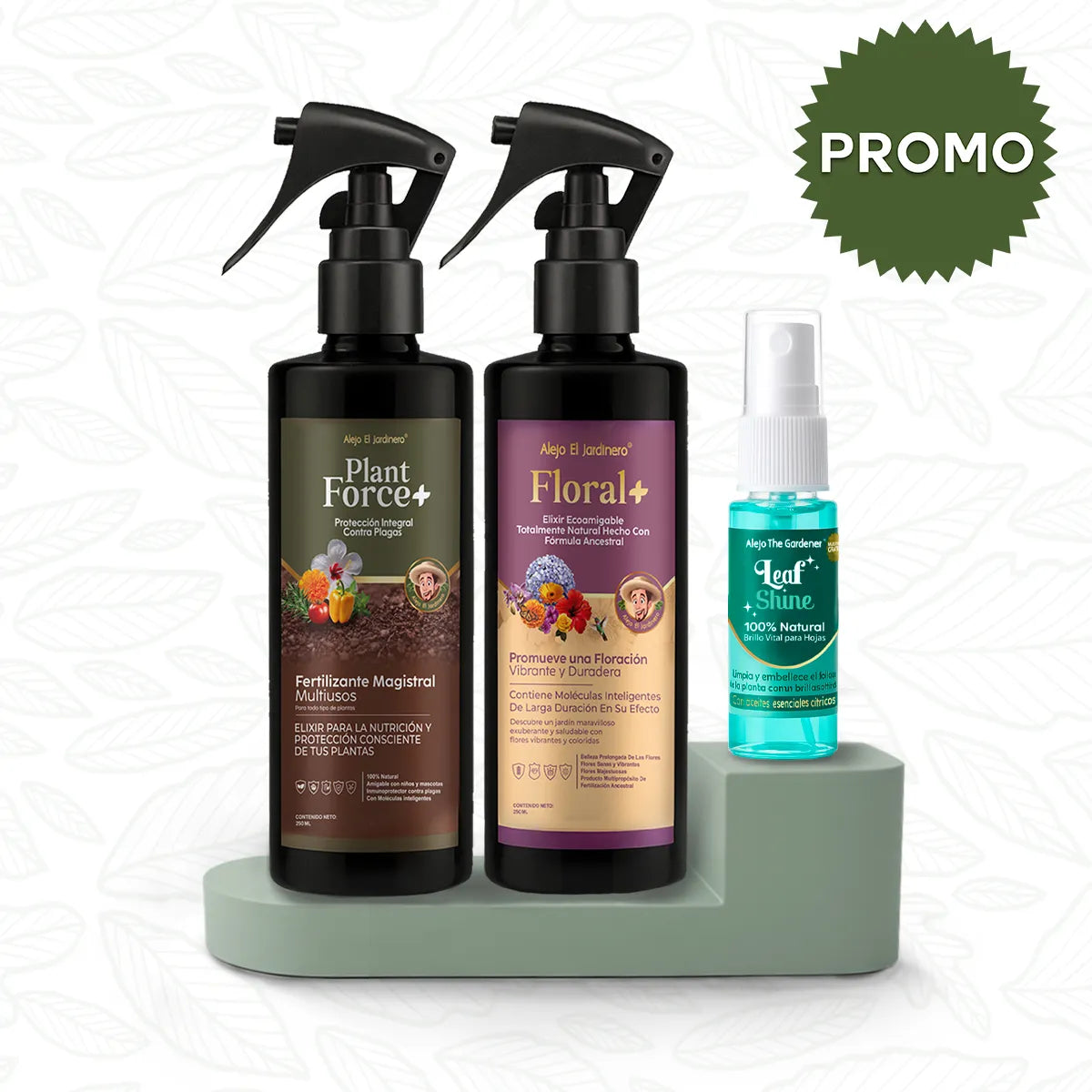 ¡Combo x3! Concentrado Plant Force+ Floral+ Leaf Shine Gratis